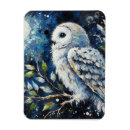 Recherche de chouettes magnets Blanc