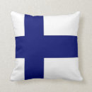 Recherche de la finlande coussins Drapeau