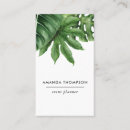 Recherche de feuillage vert cartes visite Aquarelle