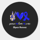 Recherche de peace love cure autocollants Amour
