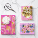 Recherche de fleur géométrique papier cadeau Élégant