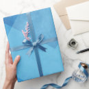Recherche de nuances de bleu papier cadeau Géométrique