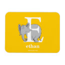 Recherche de lettre e magnets Éléphant
