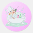 Recherche de beauté unique autocollants Fille