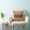 Recherche de bord de mer coussins Plage