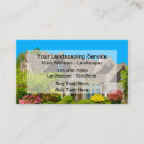 Recherche de paysagistes cartes visite Pour lui