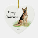Recherche de german shepherd ornamente Pet