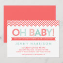 Recherche de chevron moderne invitations Zigzag