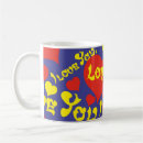 Recherche de jaune de coeur tasses Rouge