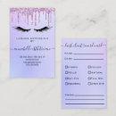 Recherche de eyelash extensions cartes visite Violet