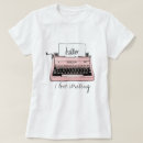 Recherche de machine à écrire rétro tshirts Écriture