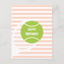 Recherche de tennis anniversaire cartes Vert