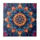 Recherche de mandala coloré carreaux Décoratif