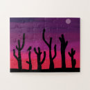 Recherche de saguaro puzzles Coucher de soleil