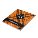 Recherche de plaid orange carreaux Automne