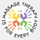 Recherche de massage autocollants Thérapeute de massage