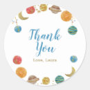 Recherche de système solaire autocollants Baby shower de galaxie