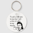 Recherche de humour de café porteclés Vintage