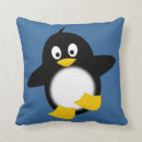 Recherche de pingouin drôle coussins Mignon