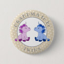 Recherche de baby shower jumeau badges Mignon