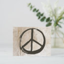 Recherche de symbole de paix cartes postales Hippie