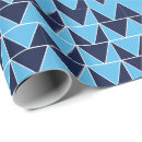 Recherche de motif triangle papier cadeau Bleu