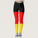 Recherche de drapeau allemagne leggings Rouge