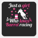 Recherche de conception de cheval autocollants Course de barils