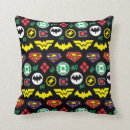 Recherche de miracle coussins Ligue de justice chibi