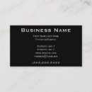 Recherche de toute profession cartes visite Blanc
