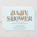 Recherche de woodland baby shower garçon invitations Aquarelle