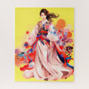 Recherche de kimono puzzles Fleurs