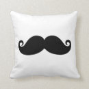 Recherche de moustaches coussins Moustache noire