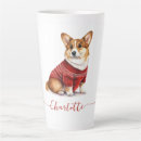 Recherche de chien de corgi tasses Noël