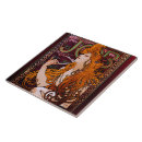 Recherche de alphonse mucha carreaux Fleurs