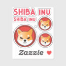 Recherche de shiba autocollants Piquer