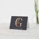Recherche de monogramme g cartes postales Floral