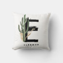 Recherche de lettre e coussins Aquarelle