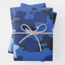Recherche de camouflage bleu papier cadeau Marine