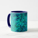 Recherche de texture marbre tasses Turquoise
