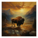 Recherche de bison buffle posters Wyoming