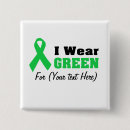 Recherche de ruban vert badges Sensibilisation aux maladies rénales