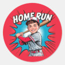 Recherche de joueur de baseball autocollants Garçon