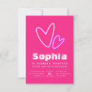 Recherche de coeur girly invitations Rétro