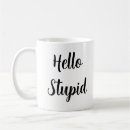 Recherche de hommes stupides tasses Café du matin