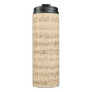 Recherche de motif de note de musique tasses Vintage