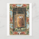 Recherche de hibou halloween cartes postales Sorcière