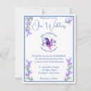 Recherche de bleu lavande mariage invitations Rose