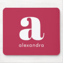 Recherche de initiale tapis souris Moderne