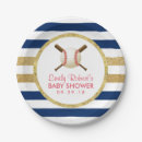 Recherche de baseball baby shower assiettes Garçon